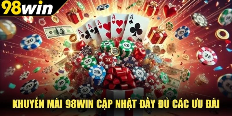 Khuyến mãi 98Win cập nhật đầy đủ các ưu đãi