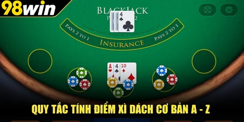 Quy tắc tính điểm Xì Dách cơ bản A - Z